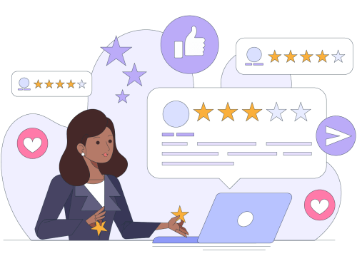 product reviews and ratings