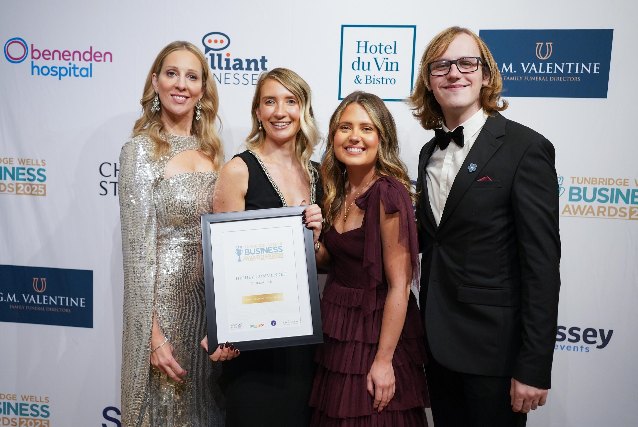chilliapple Honoured with Highly Commended Recognition for Small Business of the Year 2025