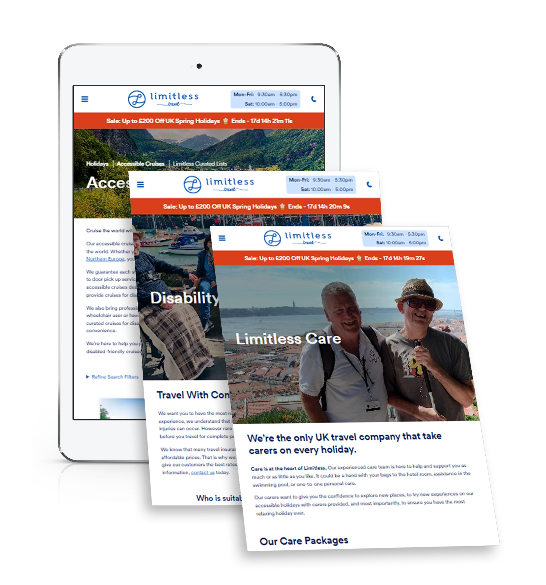 Tab Mockup Website Tablet Image