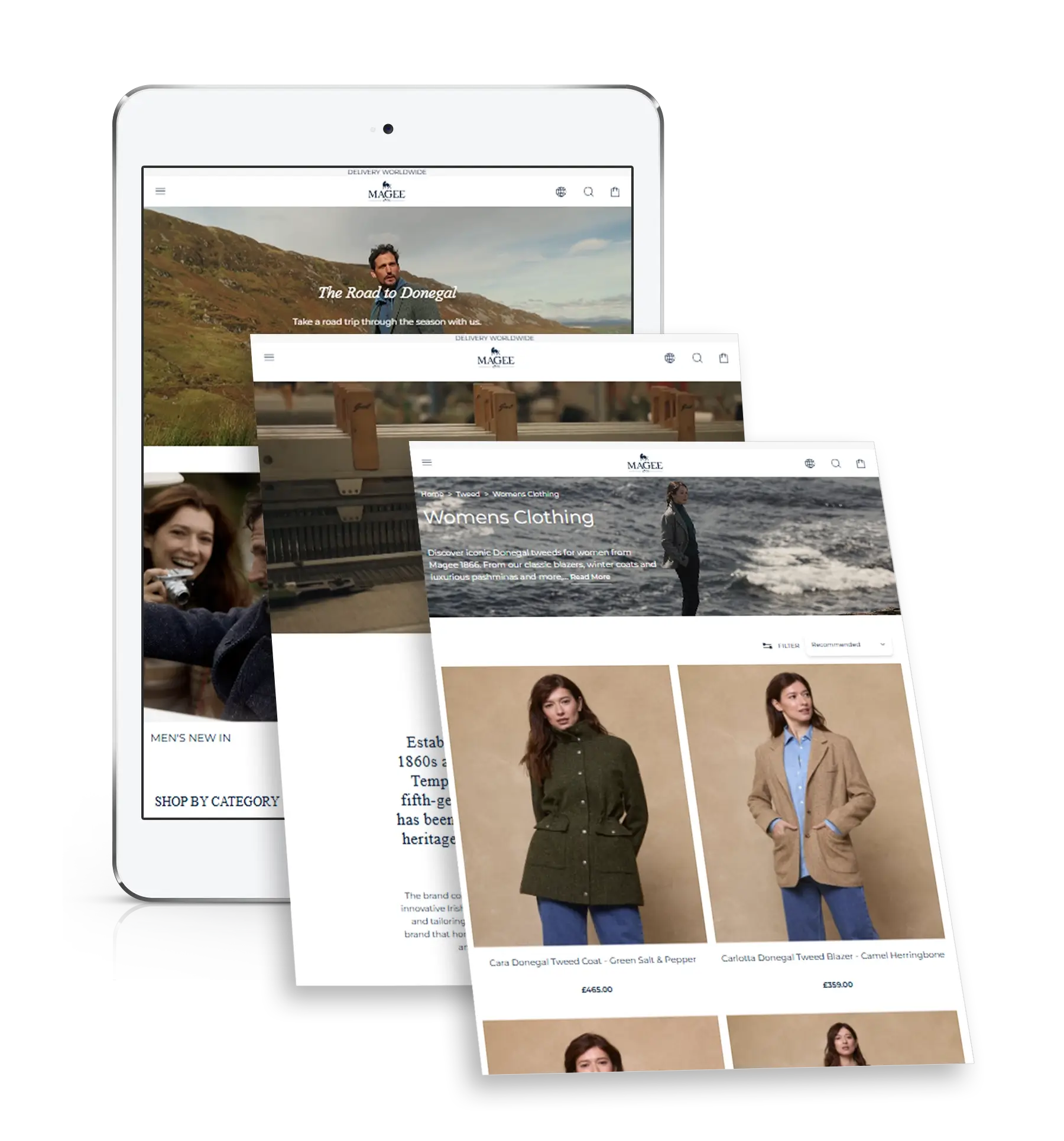 Mockup Design Website Tablet Image